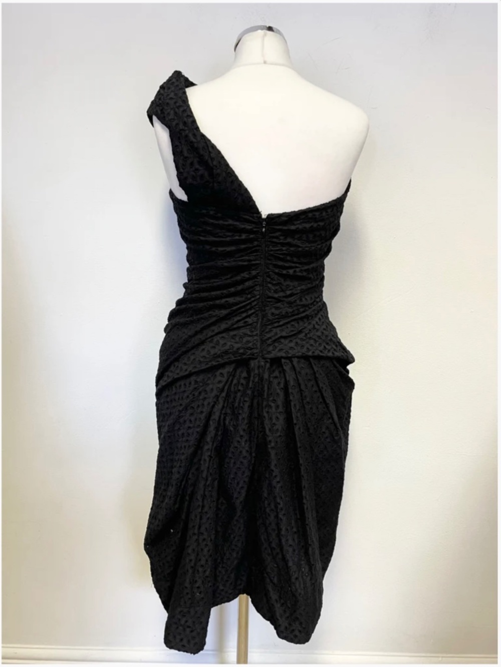 All Saints Spitalfields Dress, NEVER WORN, Broiderie Anglaise One Shoulder, US 6 - Picture 13 of 14